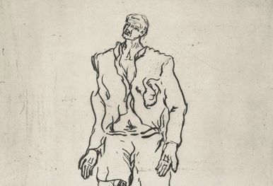 Georg Baselitz, drawing