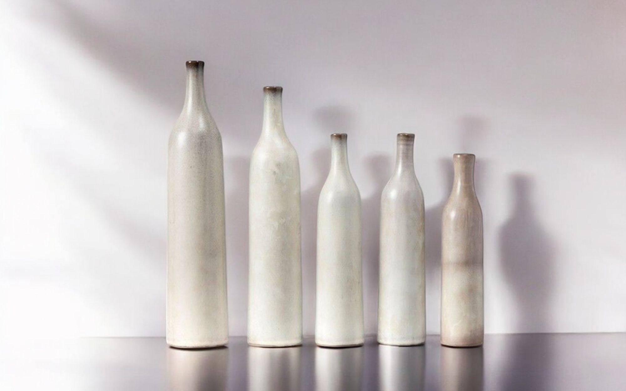 Ruelland, set of bottle vases