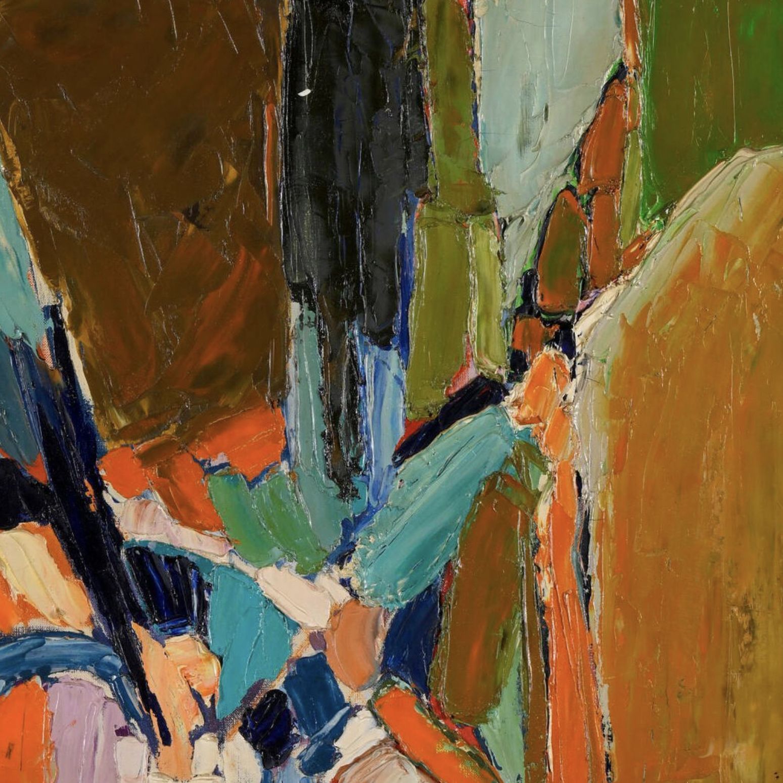 Catherine Zoubtchenko, huile sur toile