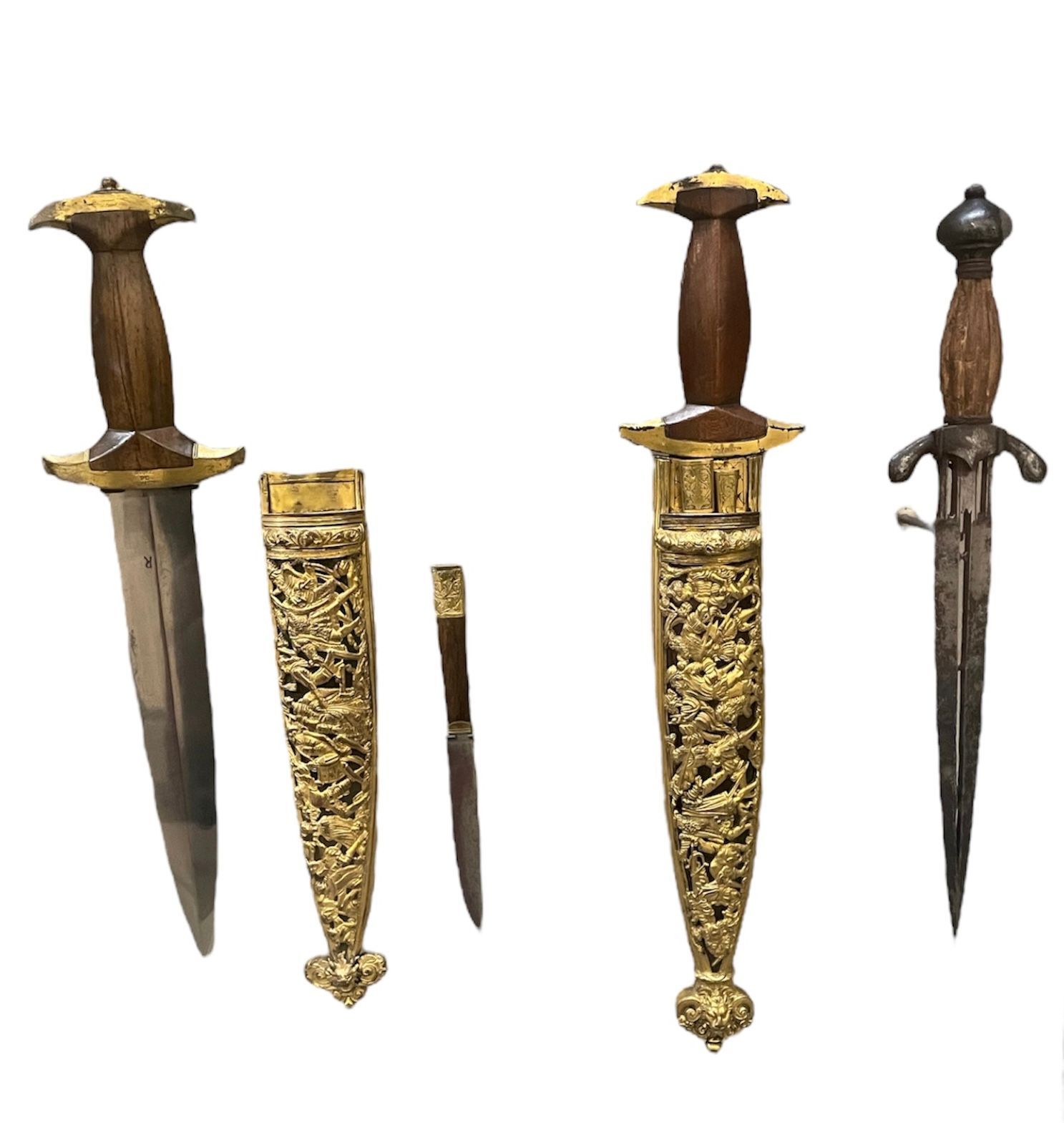 Set of 16th century Swiss daggers