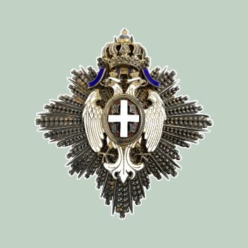 SERBIA Grand Cross Plaque of the Order of the White Eagle