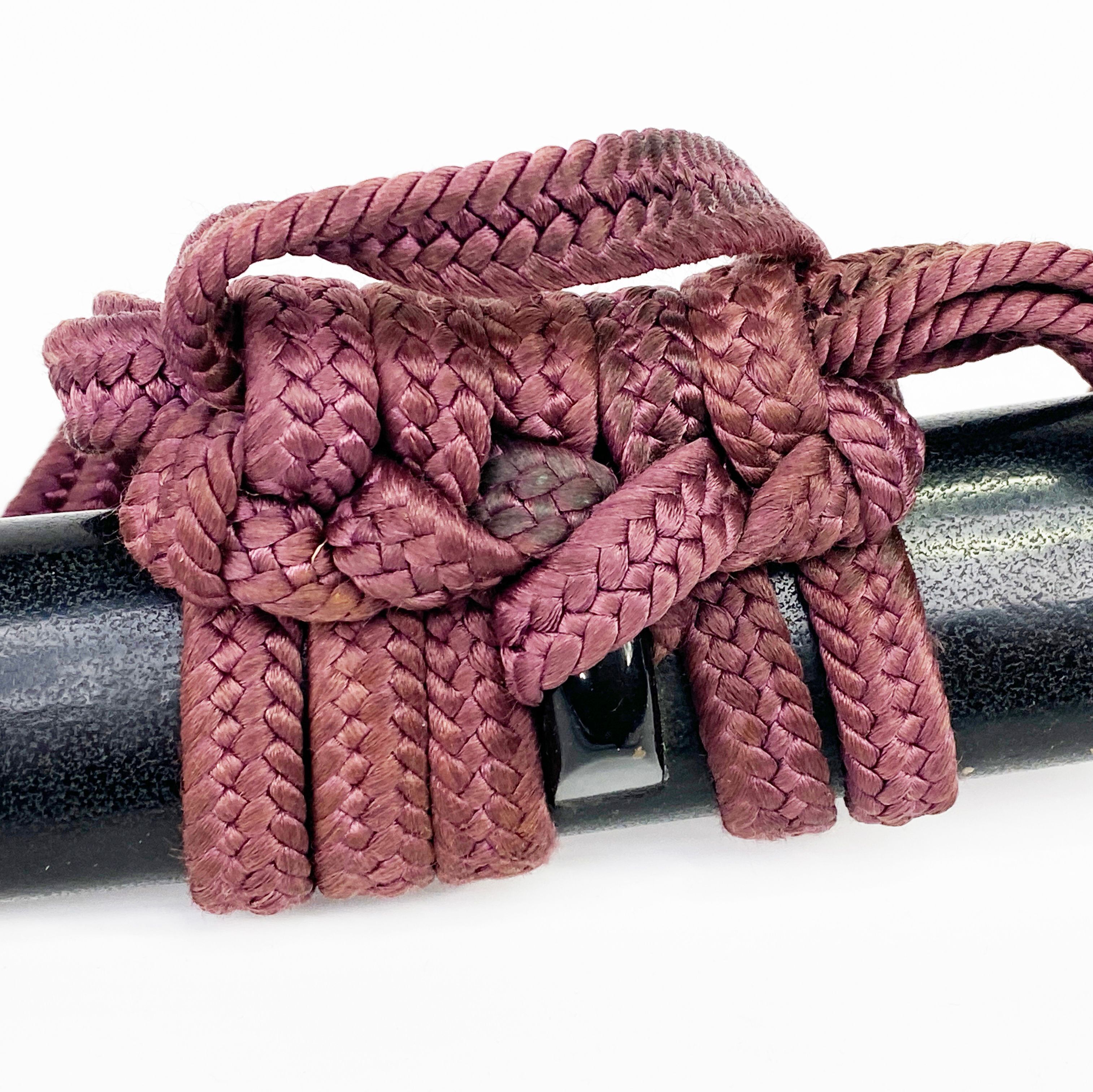 Sageo (rope) featured on the Saya