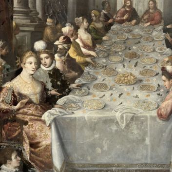 Venetian school of the second half of the 16th century, workshop of Antonio Vassilacchi, The Wedding at Cana, oil on canvas