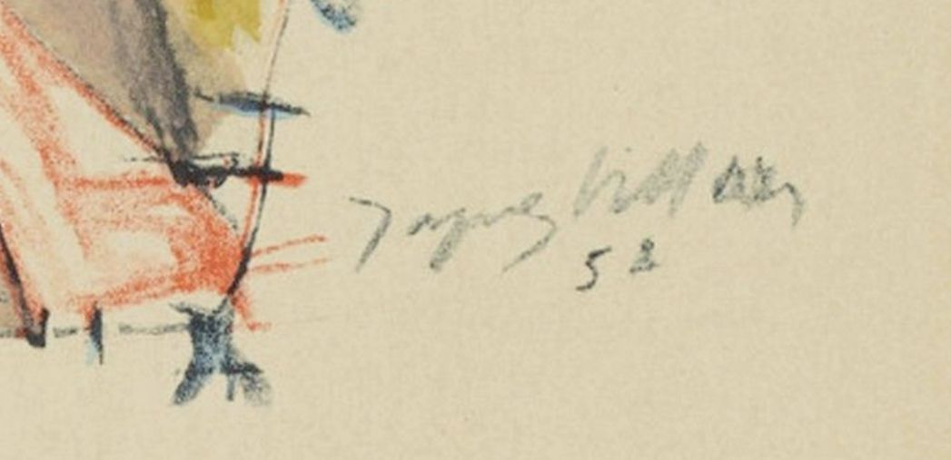 Jacques Villon's signature