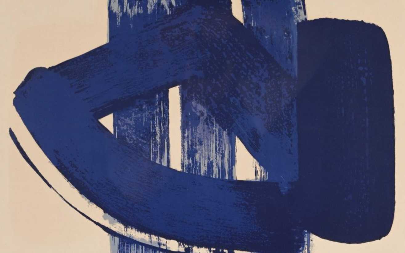 Soulages, lithograph