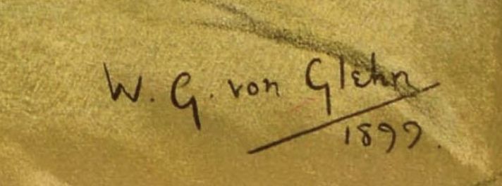 Signature of Wilfrid Gabriel de Glehn