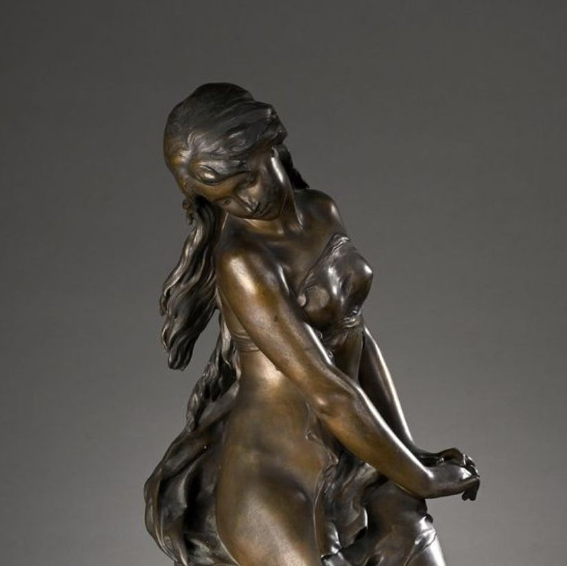 Mathurin Moreau, bronze à patine brune