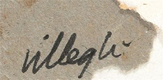 Jacques Villeglé's signature