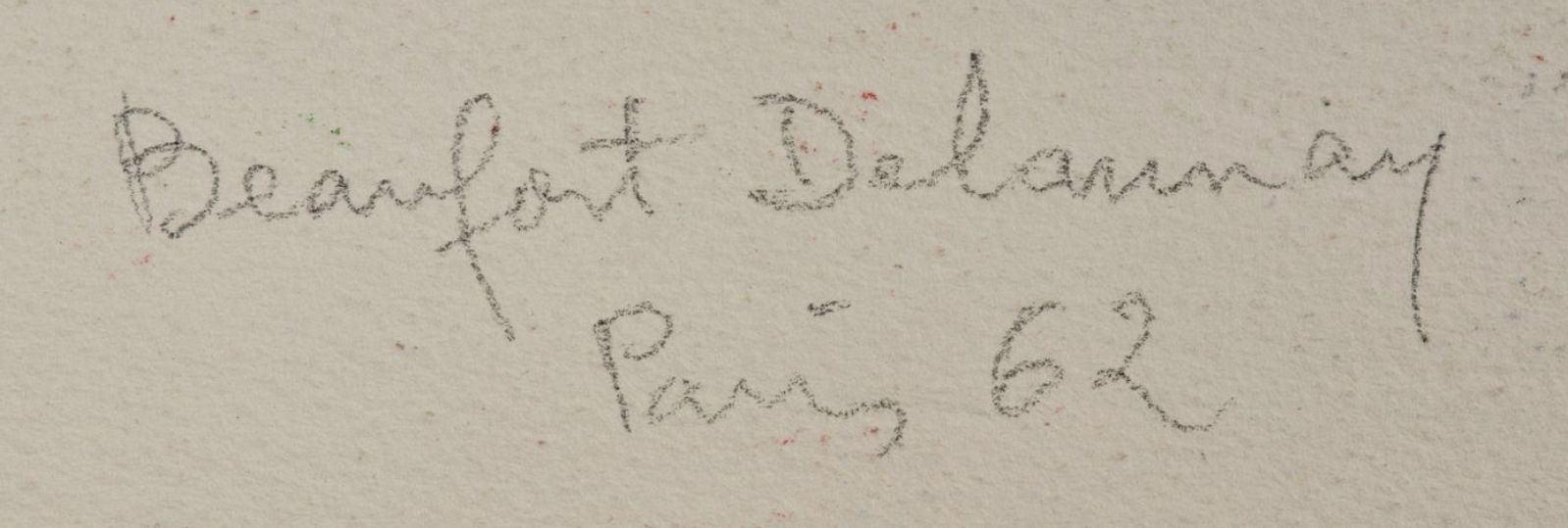 Signature de Beauford Delaney