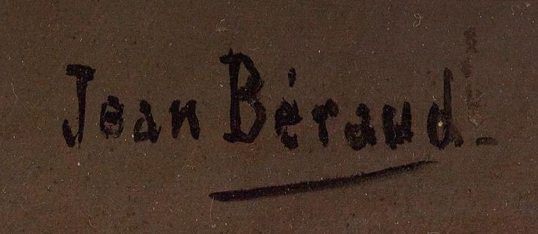 Signature of Jean Béraud