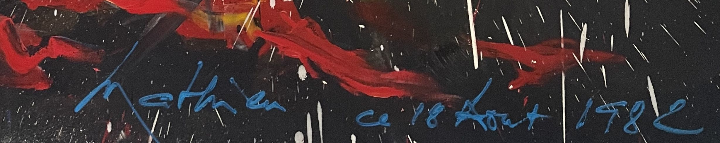 Georges Mathieu's signature