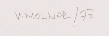 Signature de Vera Molnar