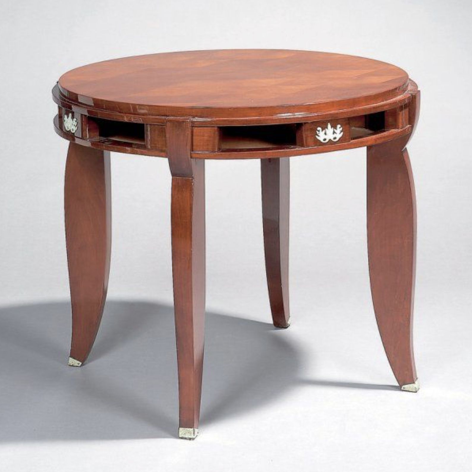 Wooden table, Leleu