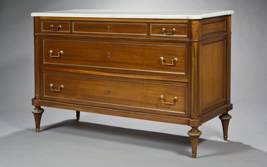 Louis XVI period chest of drawers