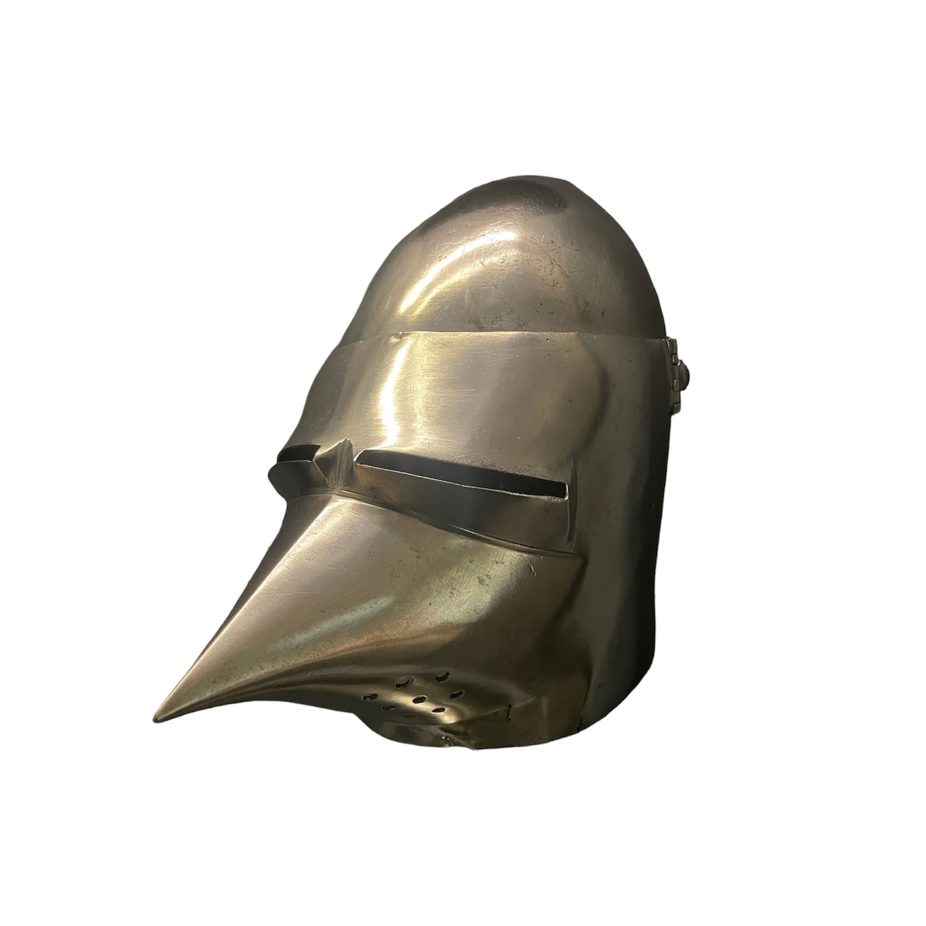 Steel dog muzzle helmet