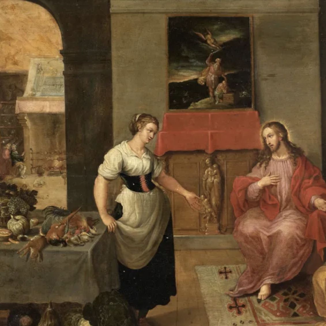 D'après Abraham Govaerts, huile sur panneau