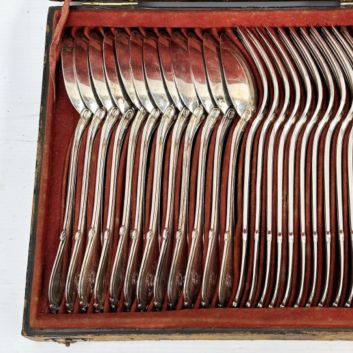 QUEILLE silversmith for ODIOT Silver household set (925)