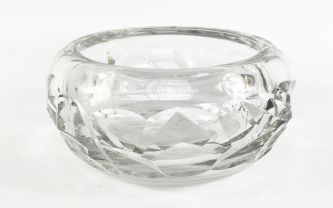 Baccarat Round Crystal Vase