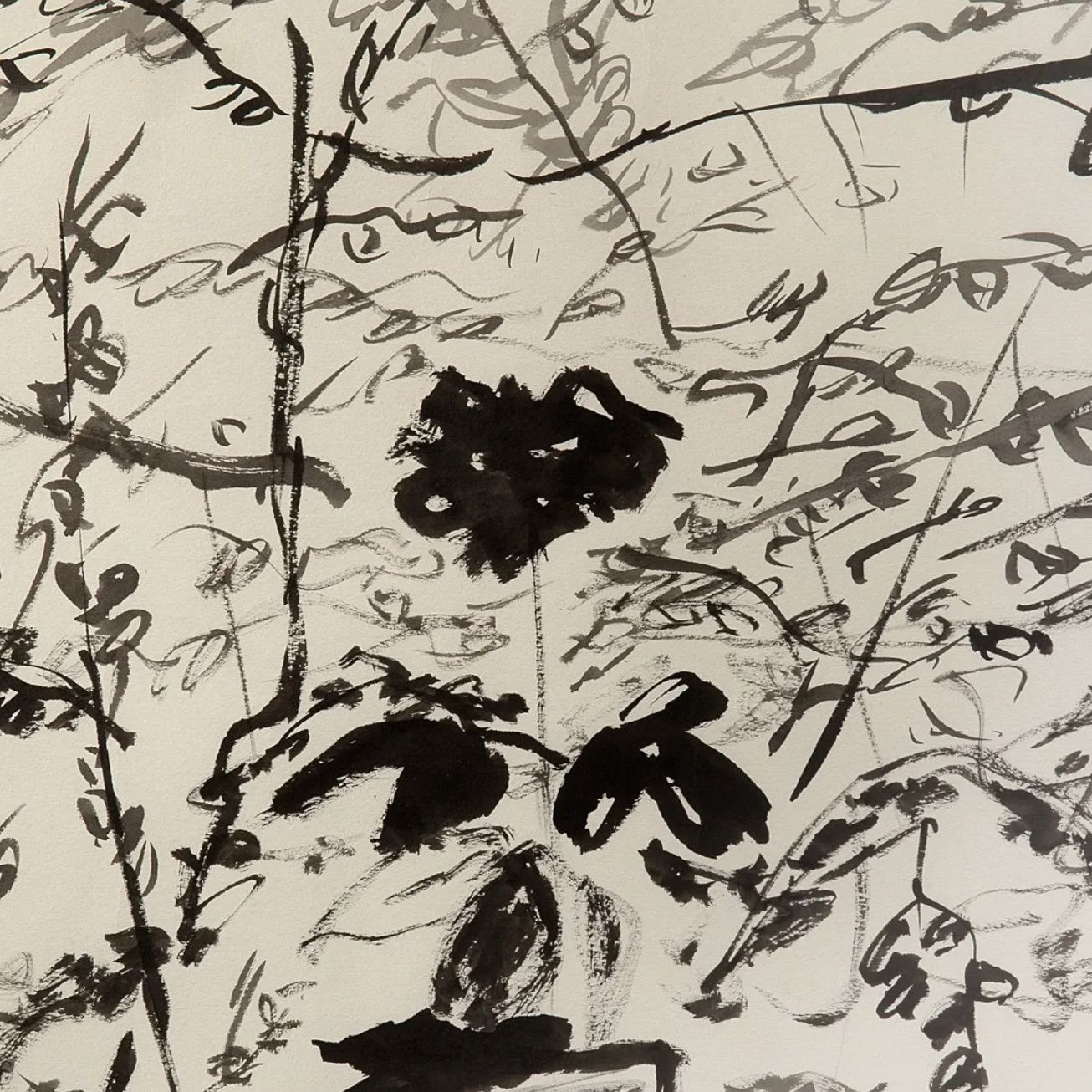 Etel Adnan, encre sur papier