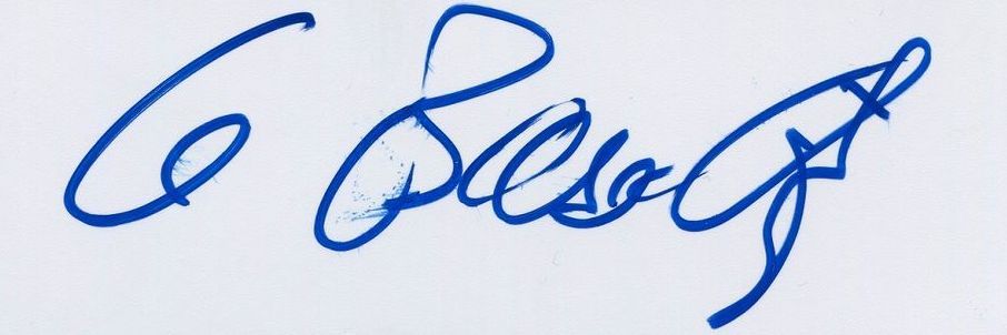 Signature of Georg Baselitz