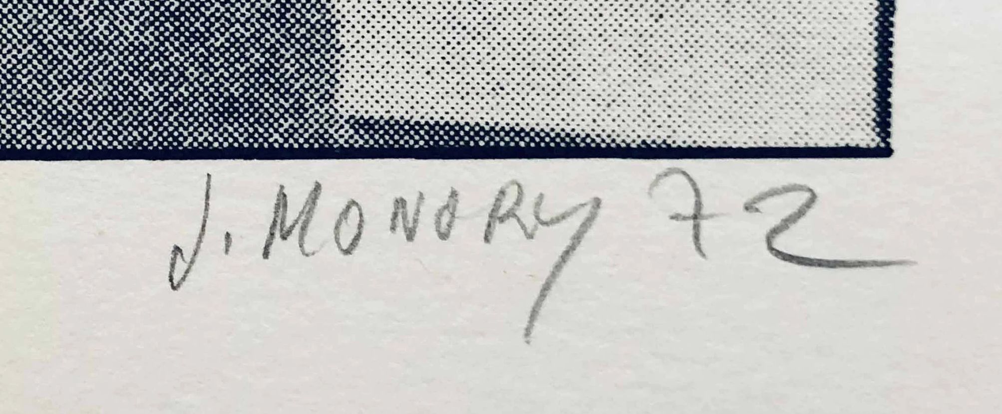 Signature de Jacques Monory