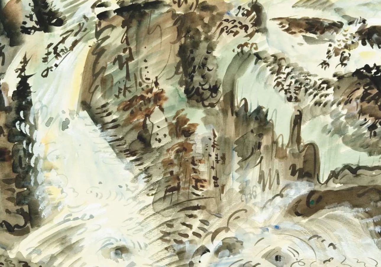 André Masson, techniques mixtes sur papier