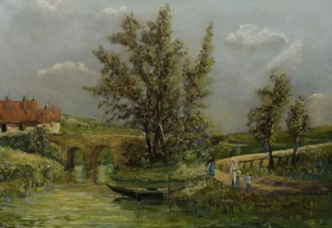 Stanislas Lépine, oil on canvas