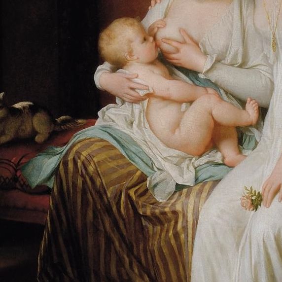 Marguerite Gérard, huile sur toile