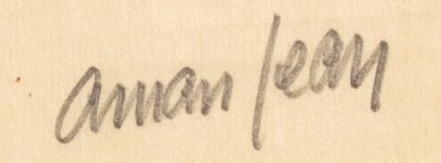 Signature of Edmond Aman-Jean