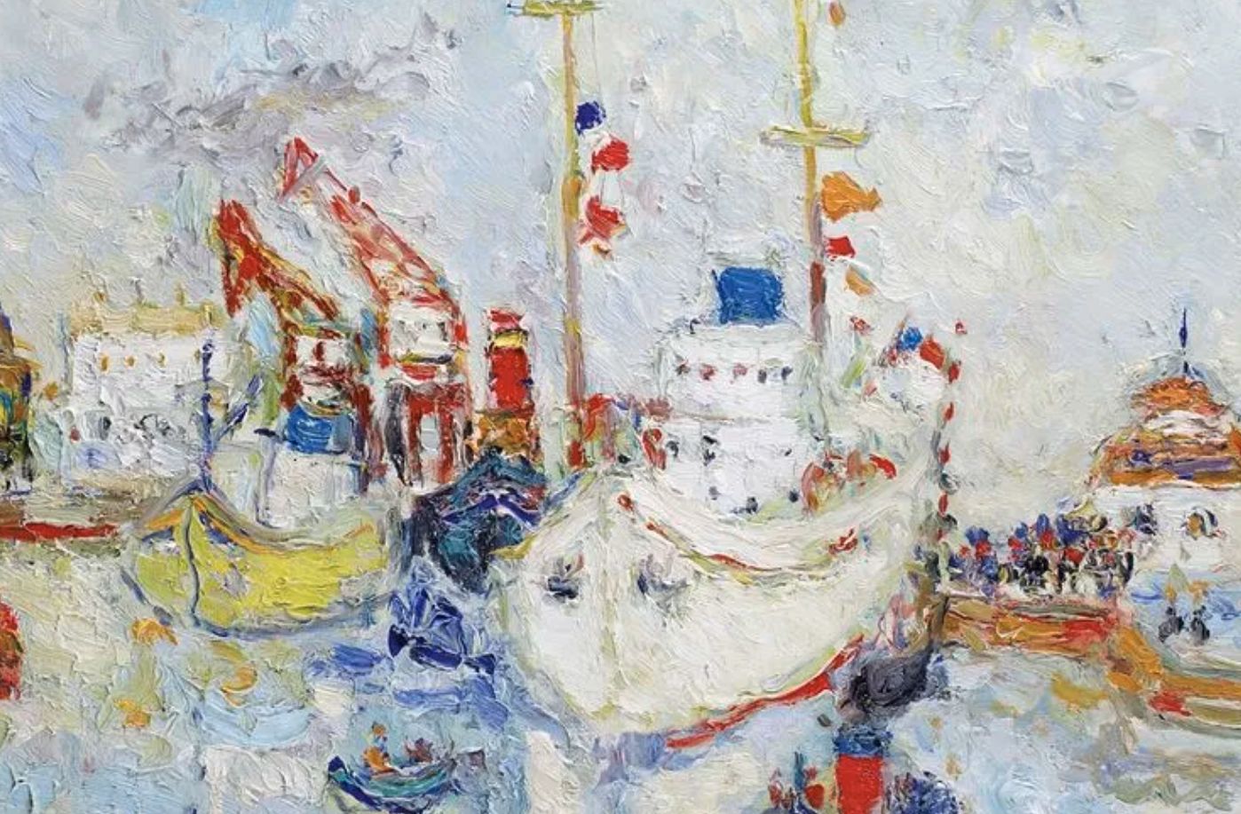 Jean Fusaro, oil on canvas