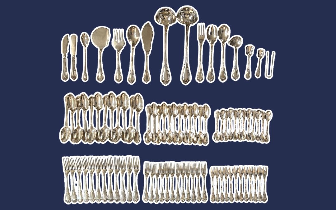 Silver household set