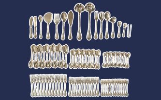 Silver household set