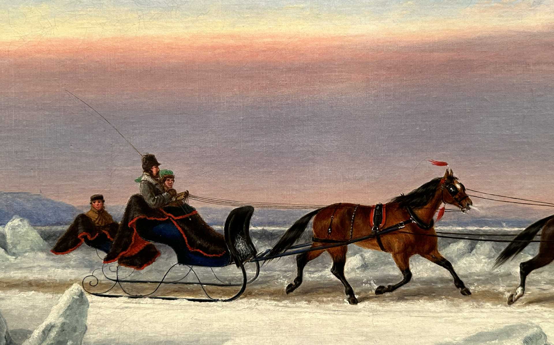 Cornelius Krieghoff, oil on canvas