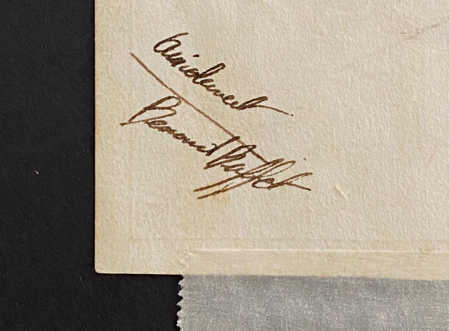 Bernard Buffet's signature