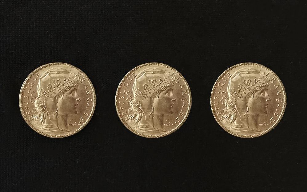 Gold coins, French Republic