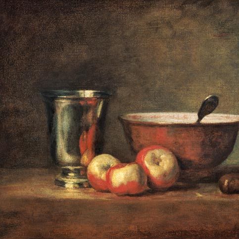 Jean Baptiste Siméon Chardin, huile sur toile