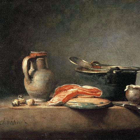 Jean Baptiste Siméon Chardin, huile sur toile