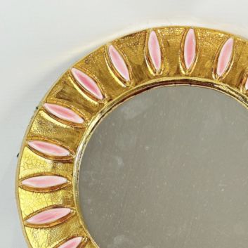 Mithé ESPELT (1923-2020) Round wall mirror, circa 1954, Monaco model