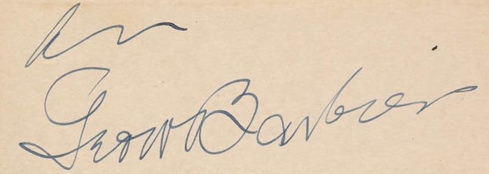 Example of Georges Barbier's signature