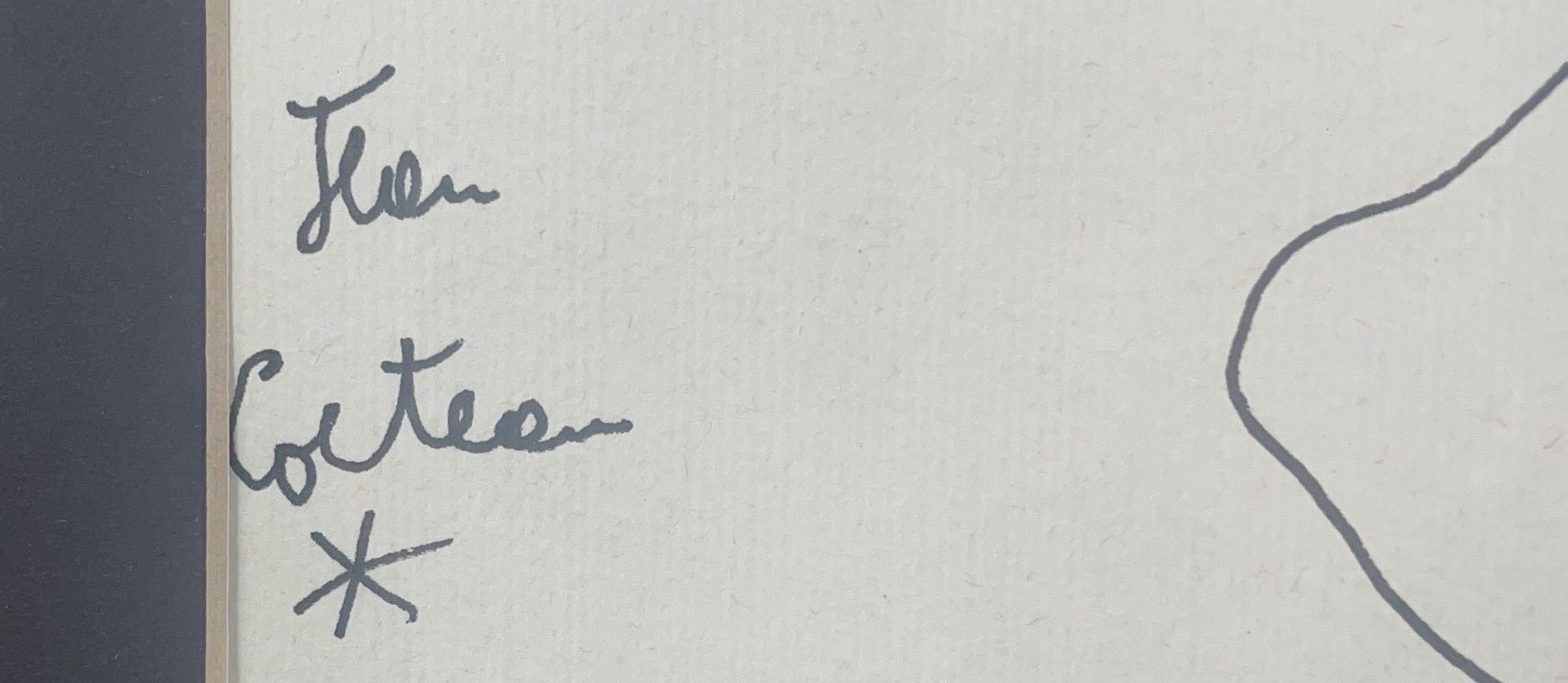 Jean Cocteau's signature