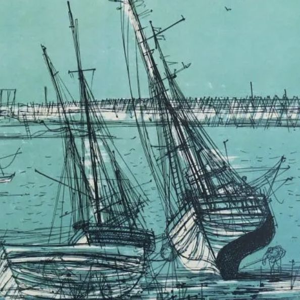 Jean Carzou, lithograph