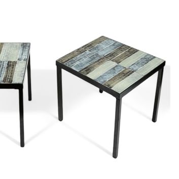Roger CAPRON (1922-2006), Suite of two coffee tables from the Y series, circa 1968