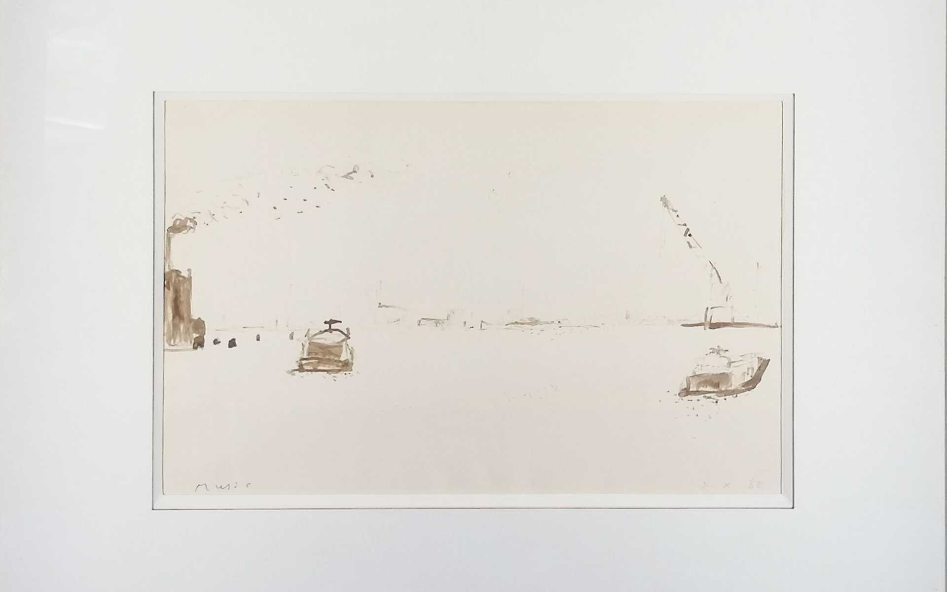 Zoran Music, watercolor