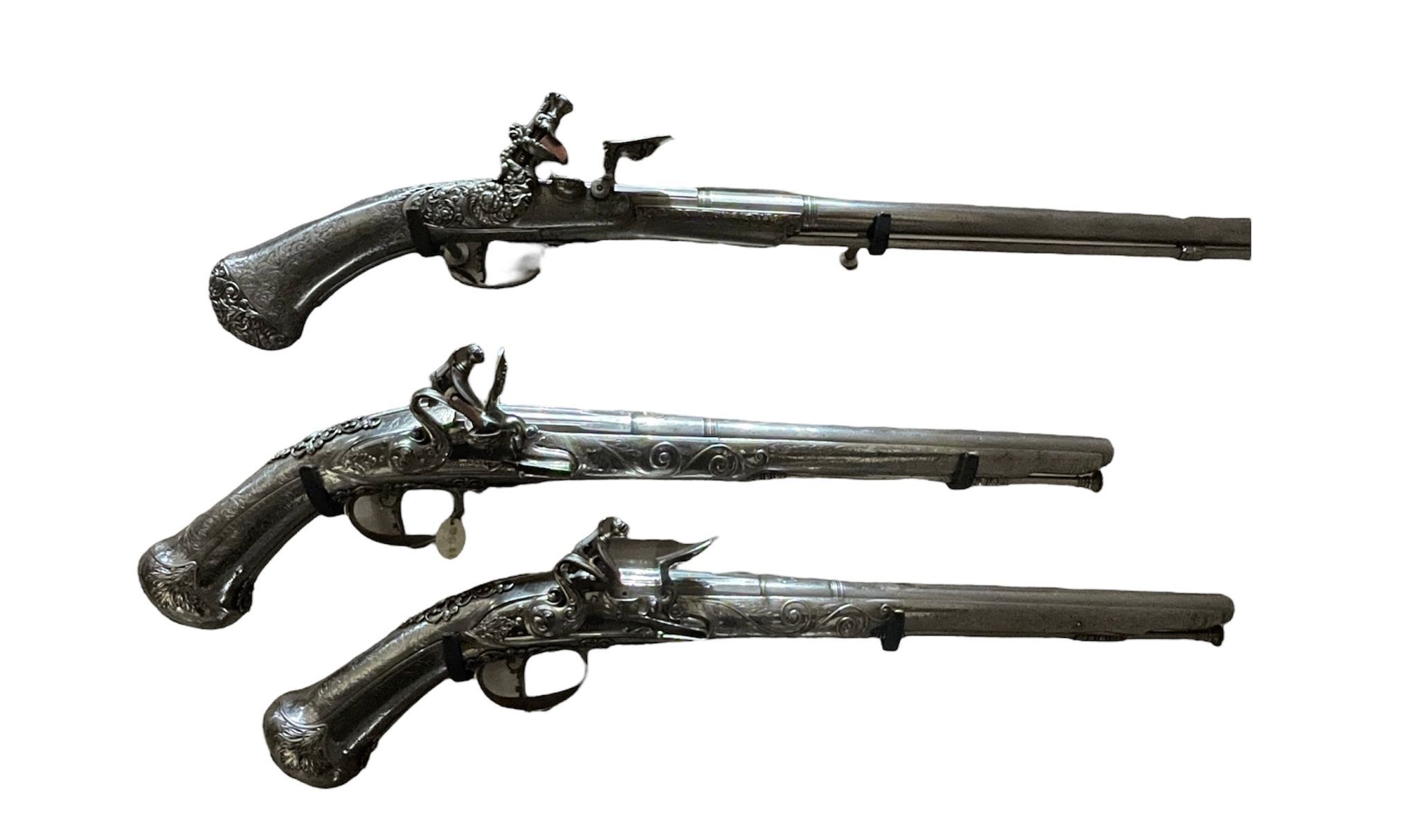 Flintlock pistols by Boutet, Versailles factory