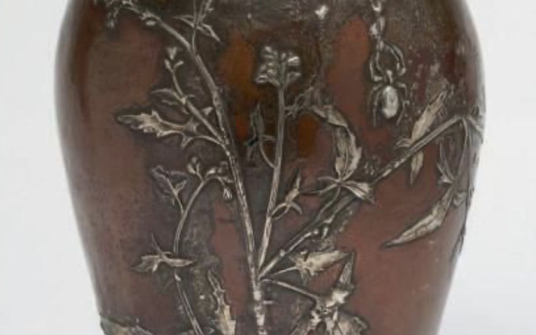 Henri Husson, bronze vase