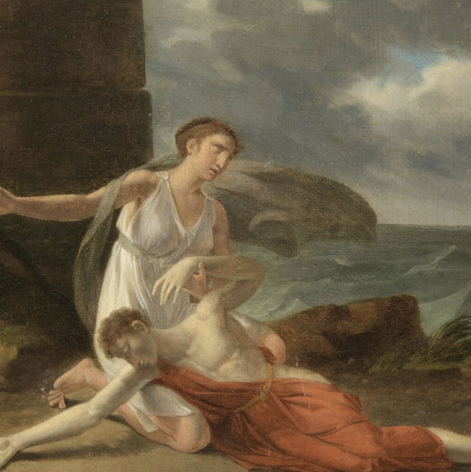 Guillaume Guillon Lethière, huile sur toile (d'après)