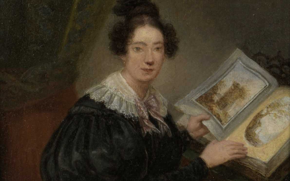 Hortense Haudebourt Lescot, huile sur toile