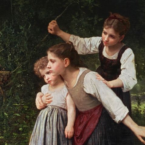 Elizabeth Bouguereau, huile sur toile