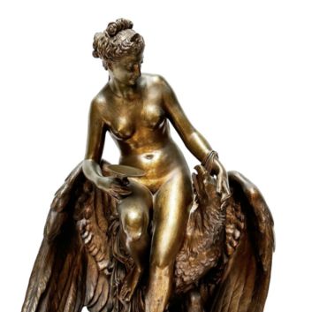 Jules FRANCESCHI (1825-1893) Hébé and Jupiter's eagle