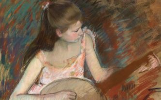 Mary Cassatt, watercolor